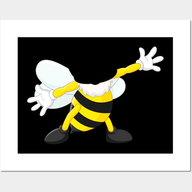 Funny Bee Costume Easy Shirt Honeybee Halloween Cheap Gift Wall Art by nevilleanthonysse